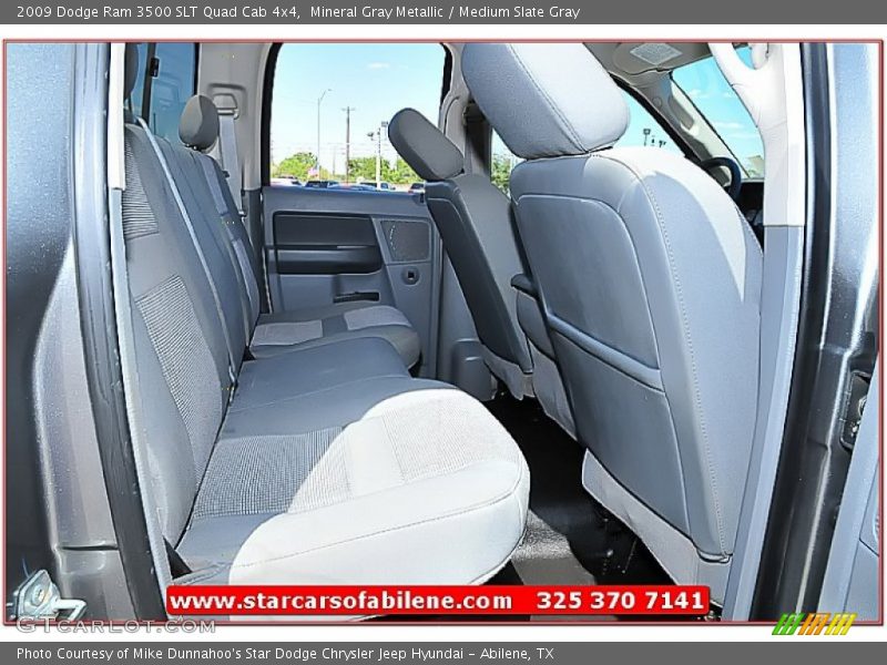 Mineral Gray Metallic / Medium Slate Gray 2009 Dodge Ram 3500 SLT Quad Cab 4x4