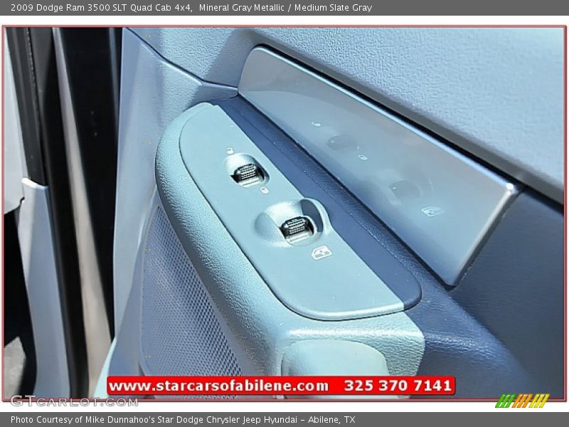 Mineral Gray Metallic / Medium Slate Gray 2009 Dodge Ram 3500 SLT Quad Cab 4x4