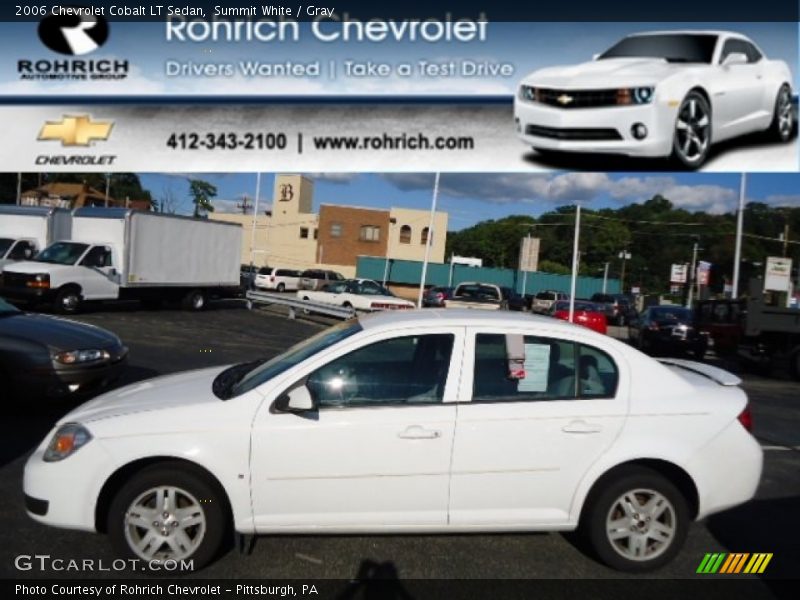 Summit White / Gray 2006 Chevrolet Cobalt LT Sedan