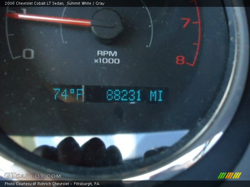 Summit White / Gray 2006 Chevrolet Cobalt LT Sedan
