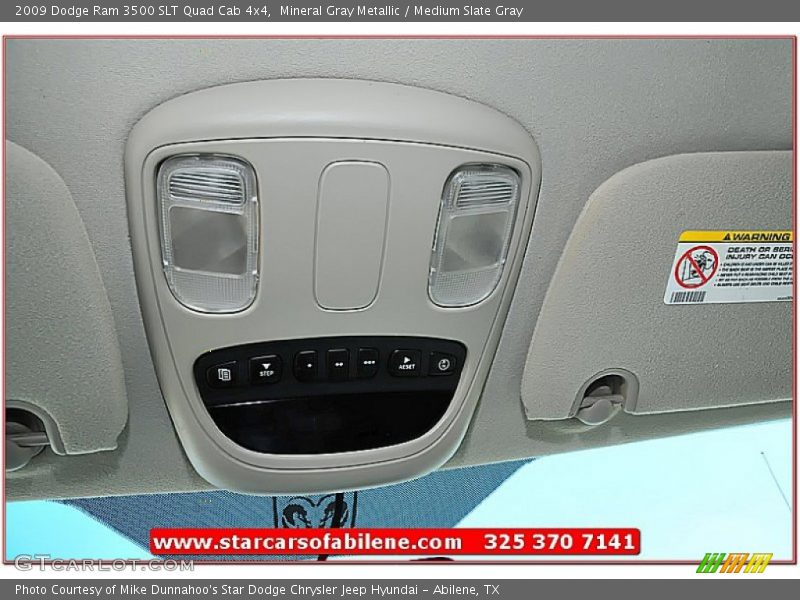 Mineral Gray Metallic / Medium Slate Gray 2009 Dodge Ram 3500 SLT Quad Cab 4x4
