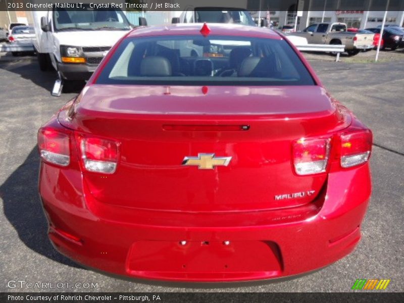 Crystal Red Tintcoat / Jet Black 2013 Chevrolet Malibu LT