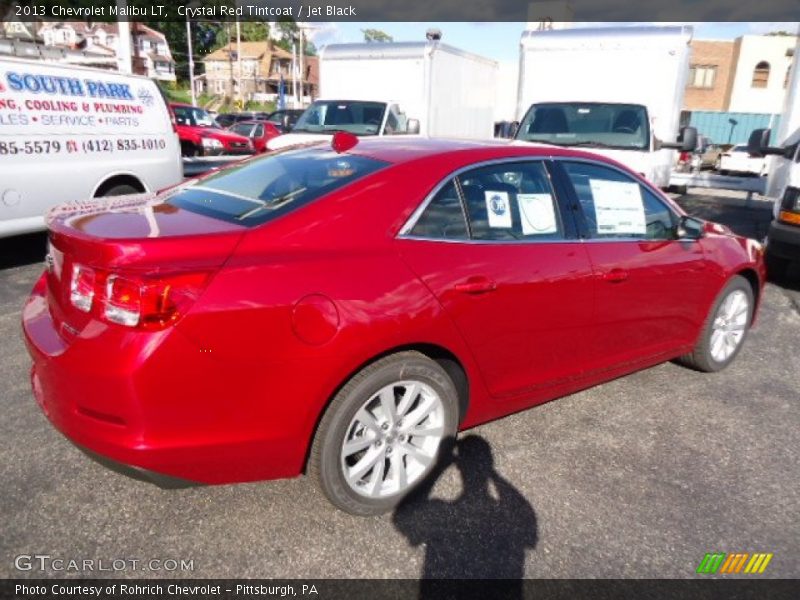 Crystal Red Tintcoat / Jet Black 2013 Chevrolet Malibu LT