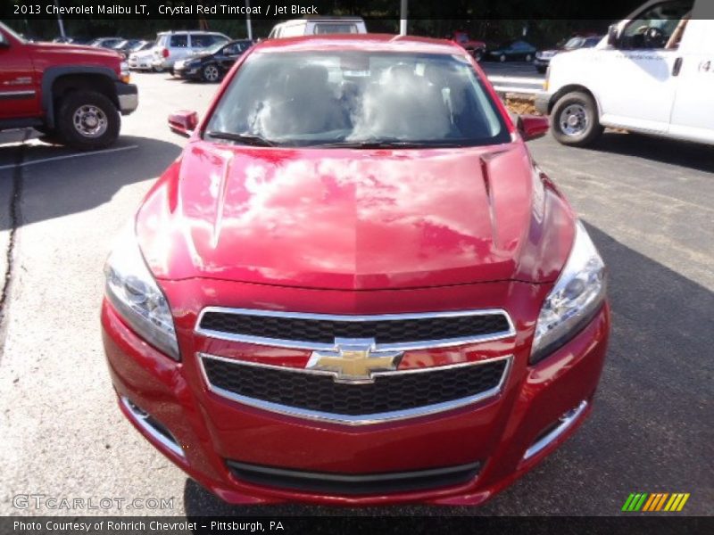 Crystal Red Tintcoat / Jet Black 2013 Chevrolet Malibu LT