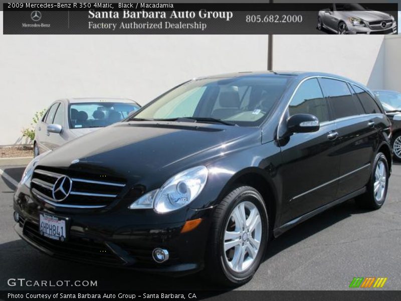 Black / Macadamia 2009 Mercedes-Benz R 350 4Matic