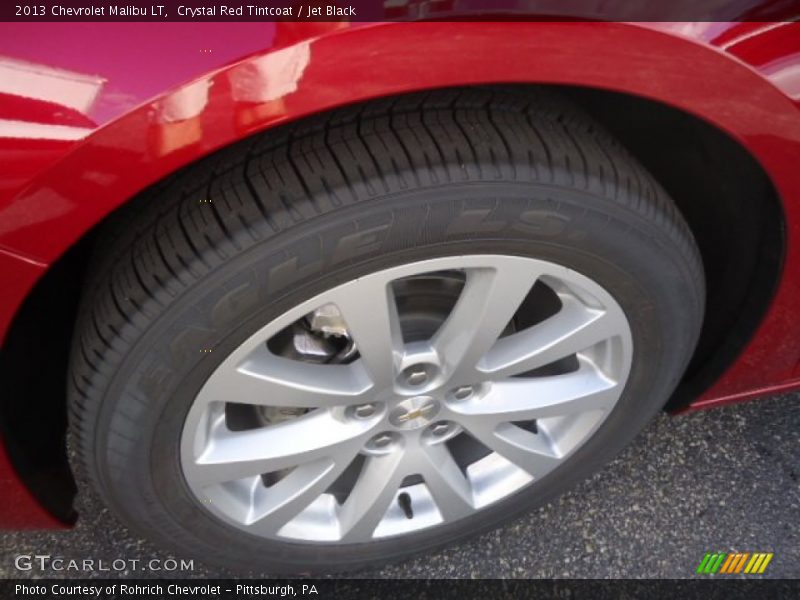 Crystal Red Tintcoat / Jet Black 2013 Chevrolet Malibu LT