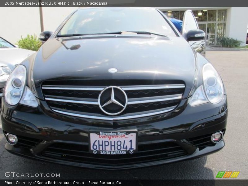 Black / Macadamia 2009 Mercedes-Benz R 350 4Matic