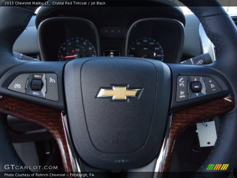 Crystal Red Tintcoat / Jet Black 2013 Chevrolet Malibu LT