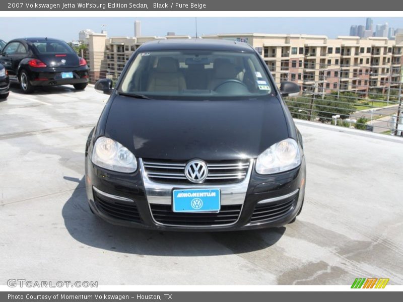 Black / Pure Beige 2007 Volkswagen Jetta Wolfsburg Edition Sedan