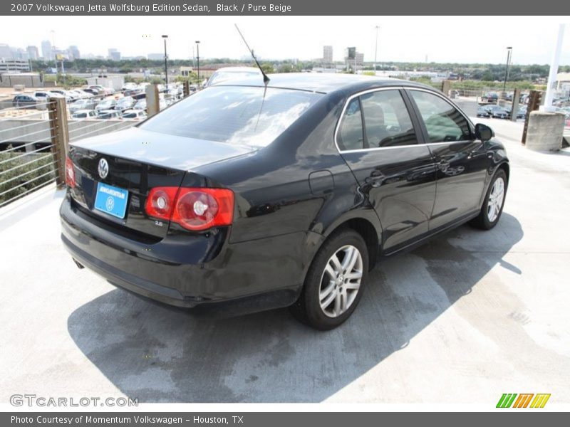 Black / Pure Beige 2007 Volkswagen Jetta Wolfsburg Edition Sedan