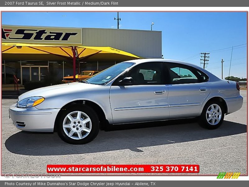 Silver Frost Metallic / Medium/Dark Flint 2007 Ford Taurus SE