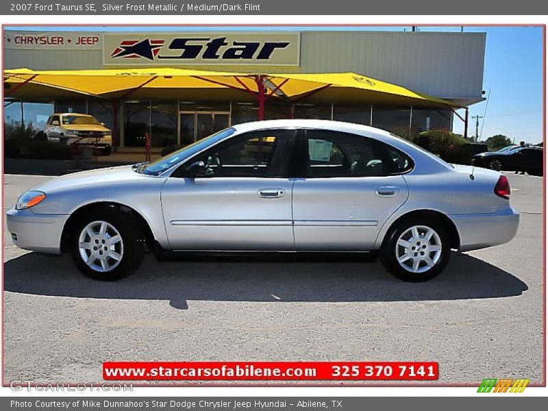 Silver Frost Metallic / Medium/Dark Flint 2007 Ford Taurus SE