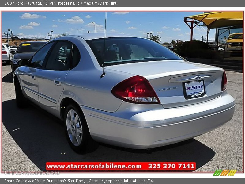 Silver Frost Metallic / Medium/Dark Flint 2007 Ford Taurus SE