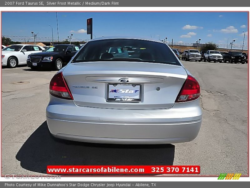 Silver Frost Metallic / Medium/Dark Flint 2007 Ford Taurus SE