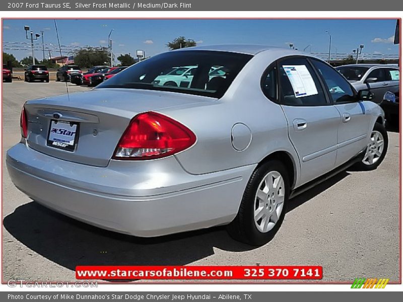 Silver Frost Metallic / Medium/Dark Flint 2007 Ford Taurus SE