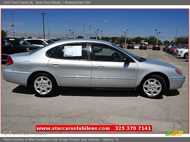 Silver Frost Metallic / Medium/Dark Flint 2007 Ford Taurus SE