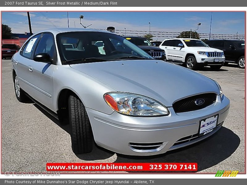 Silver Frost Metallic / Medium/Dark Flint 2007 Ford Taurus SE