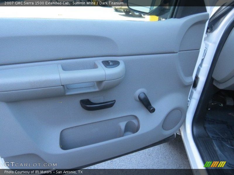 Summit White / Dark Titanium 2007 GMC Sierra 1500 Extended Cab