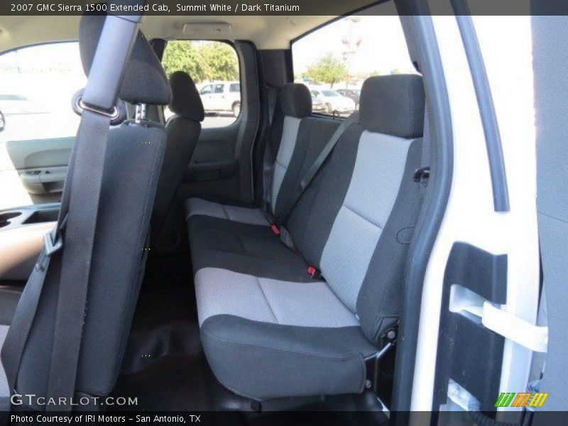 Summit White / Dark Titanium 2007 GMC Sierra 1500 Extended Cab