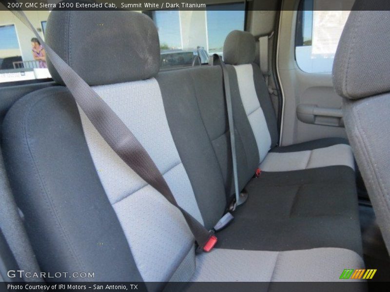 Summit White / Dark Titanium 2007 GMC Sierra 1500 Extended Cab