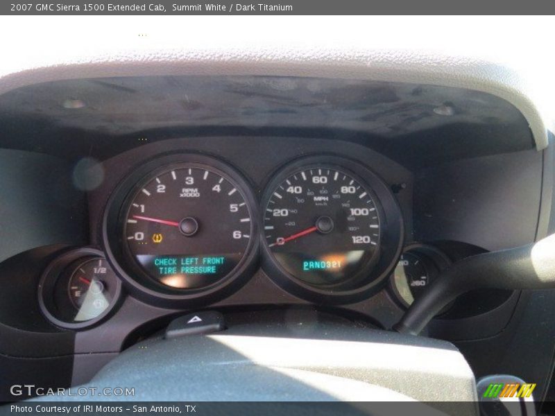 Summit White / Dark Titanium 2007 GMC Sierra 1500 Extended Cab