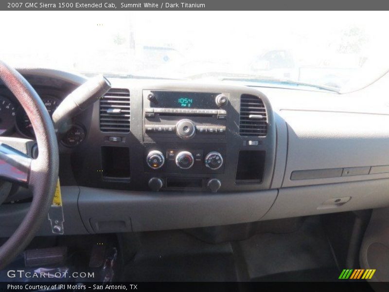 Summit White / Dark Titanium 2007 GMC Sierra 1500 Extended Cab