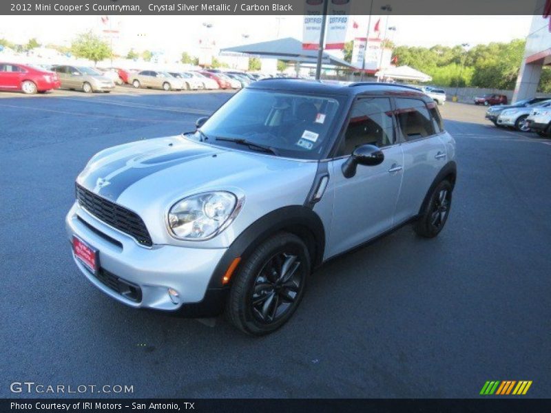 Crystal Silver Metallic / Carbon Black 2012 Mini Cooper S Countryman