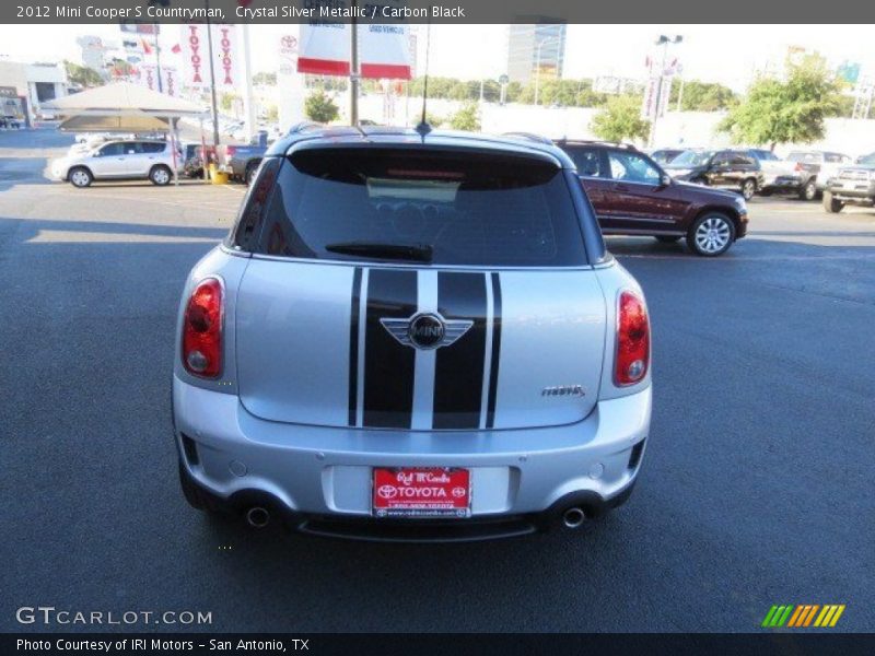 Crystal Silver Metallic / Carbon Black 2012 Mini Cooper S Countryman