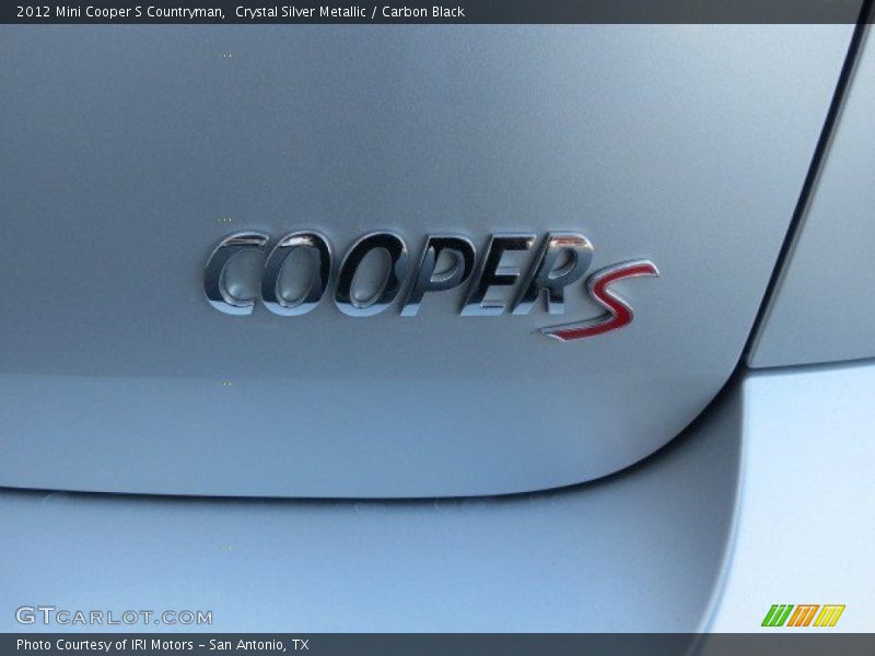 Crystal Silver Metallic / Carbon Black 2012 Mini Cooper S Countryman