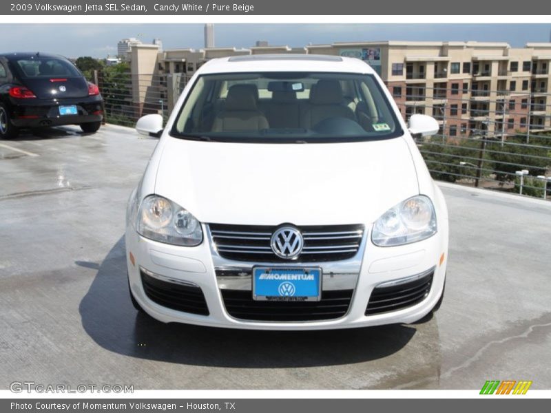 Candy White / Pure Beige 2009 Volkswagen Jetta SEL Sedan