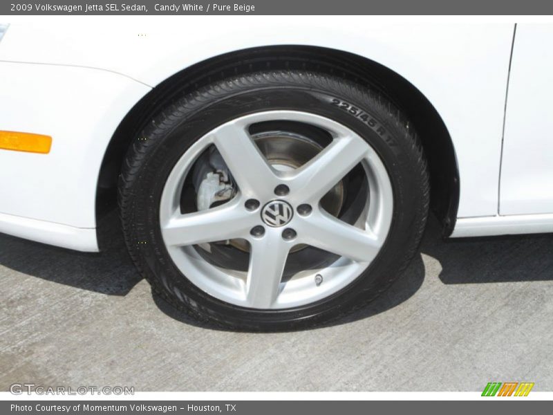 Candy White / Pure Beige 2009 Volkswagen Jetta SEL Sedan