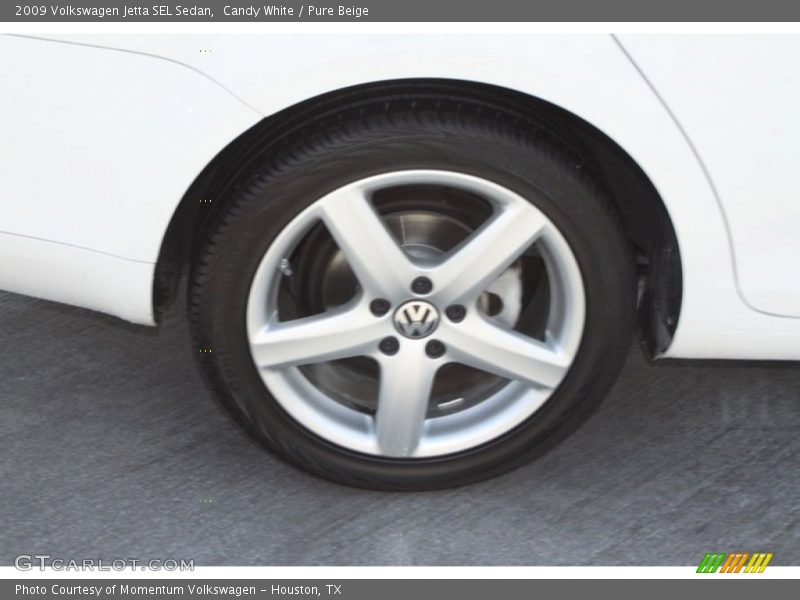Candy White / Pure Beige 2009 Volkswagen Jetta SEL Sedan