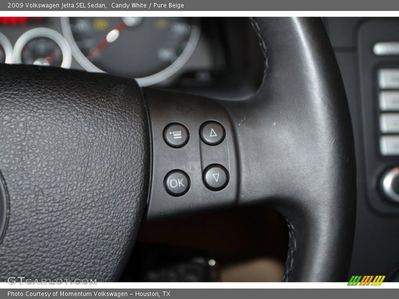 Candy White / Pure Beige 2009 Volkswagen Jetta SEL Sedan