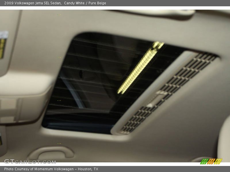 Candy White / Pure Beige 2009 Volkswagen Jetta SEL Sedan