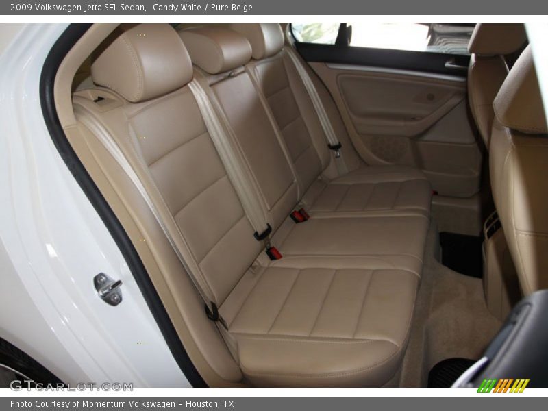 Candy White / Pure Beige 2009 Volkswagen Jetta SEL Sedan