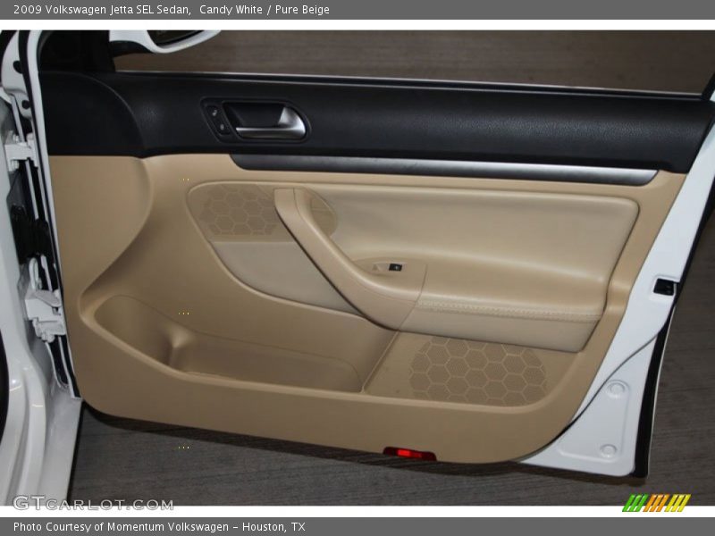 Candy White / Pure Beige 2009 Volkswagen Jetta SEL Sedan