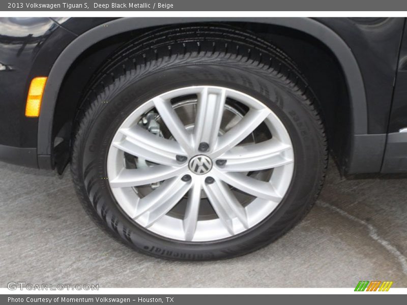 Deep Black Metallic / Beige 2013 Volkswagen Tiguan S