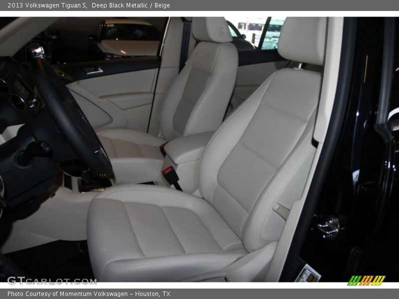 Deep Black Metallic / Beige 2013 Volkswagen Tiguan S