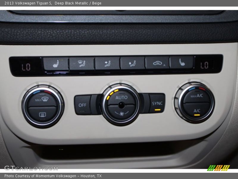 Deep Black Metallic / Beige 2013 Volkswagen Tiguan S