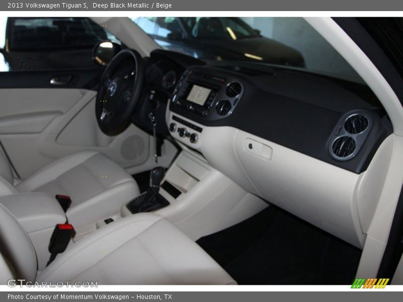 Deep Black Metallic / Beige 2013 Volkswagen Tiguan S