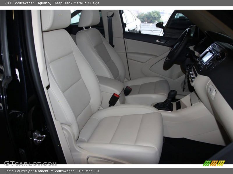 Deep Black Metallic / Beige 2013 Volkswagen Tiguan S