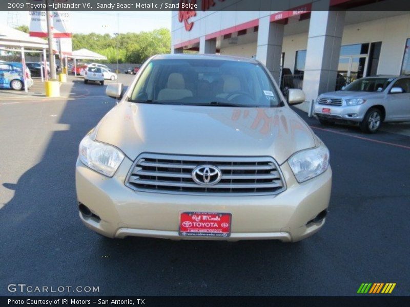 Sandy Beach Metallic / Sand Beige 2009 Toyota Highlander V6