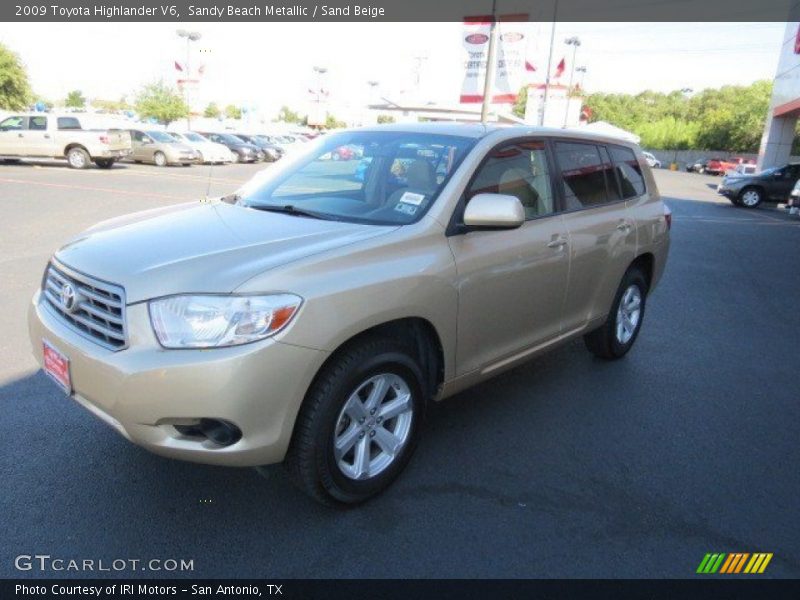 Sandy Beach Metallic / Sand Beige 2009 Toyota Highlander V6