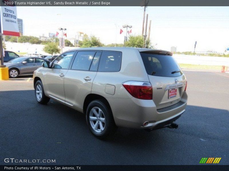 Sandy Beach Metallic / Sand Beige 2009 Toyota Highlander V6