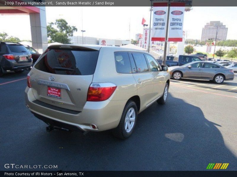 Sandy Beach Metallic / Sand Beige 2009 Toyota Highlander V6