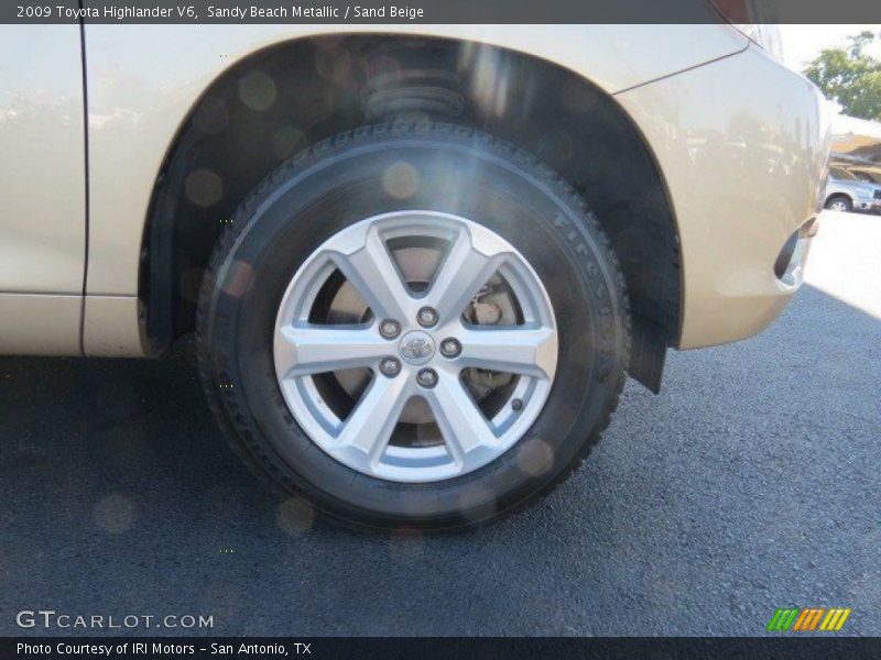 Sandy Beach Metallic / Sand Beige 2009 Toyota Highlander V6