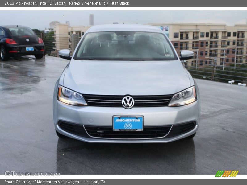 Reflex Silver Metallic / Titan Black 2013 Volkswagen Jetta TDI Sedan