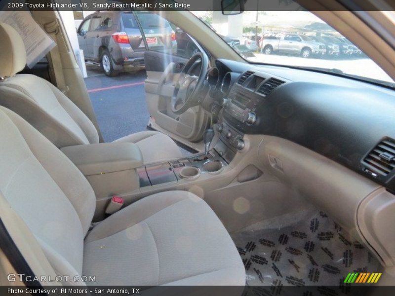 Sandy Beach Metallic / Sand Beige 2009 Toyota Highlander V6