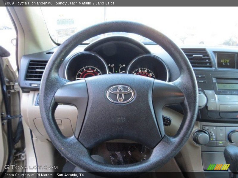 Sandy Beach Metallic / Sand Beige 2009 Toyota Highlander V6