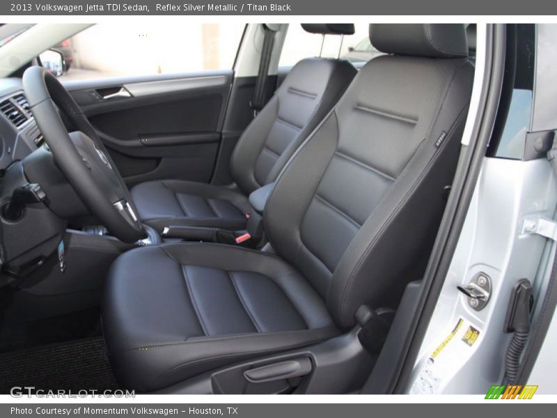 Reflex Silver Metallic / Titan Black 2013 Volkswagen Jetta TDI Sedan
